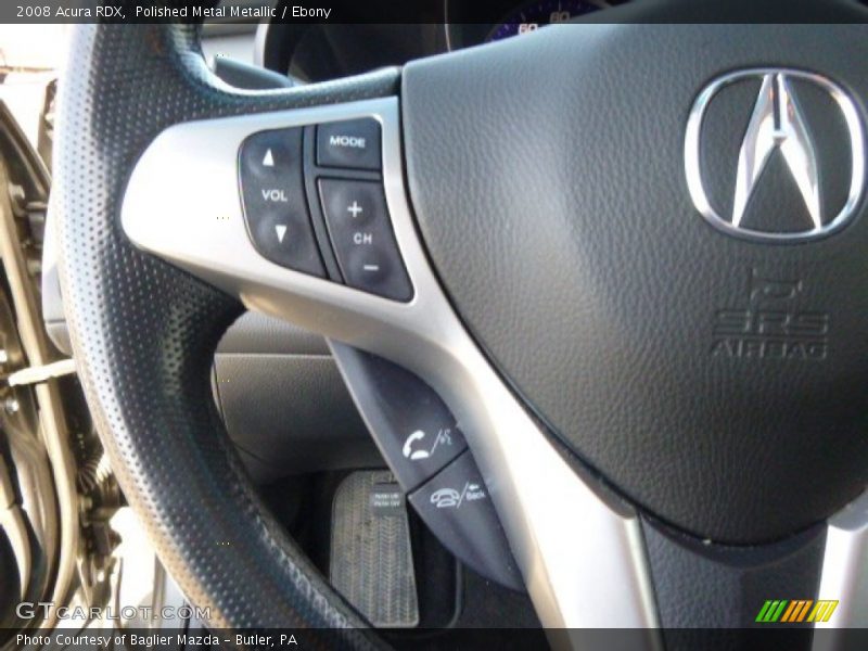 Polished Metal Metallic / Ebony 2008 Acura RDX