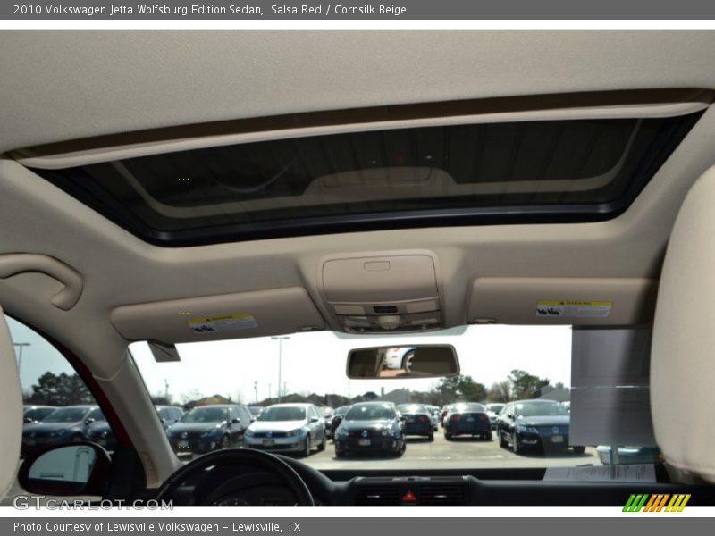 Salsa Red / Cornsilk Beige 2010 Volkswagen Jetta Wolfsburg Edition Sedan