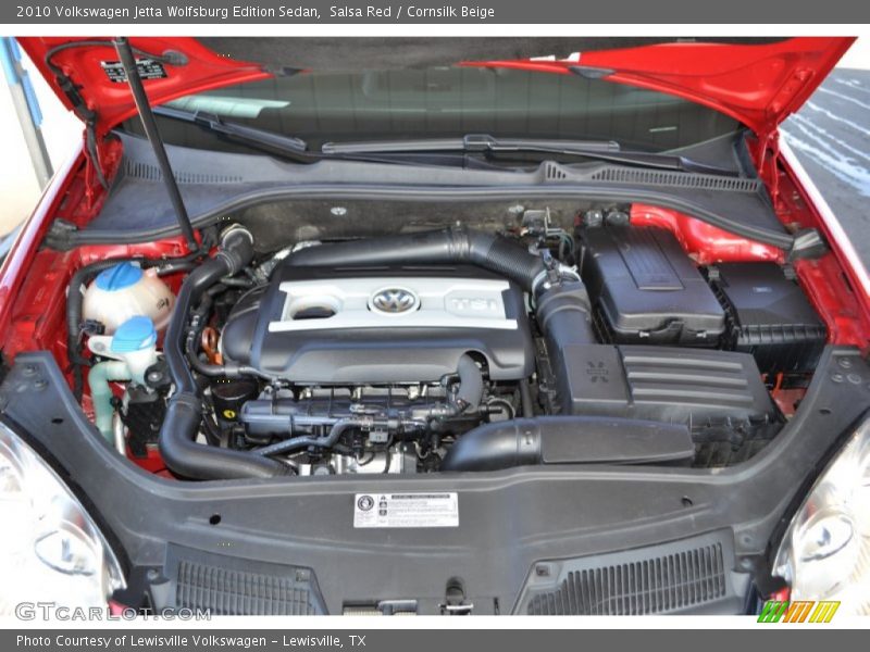 Salsa Red / Cornsilk Beige 2010 Volkswagen Jetta Wolfsburg Edition Sedan