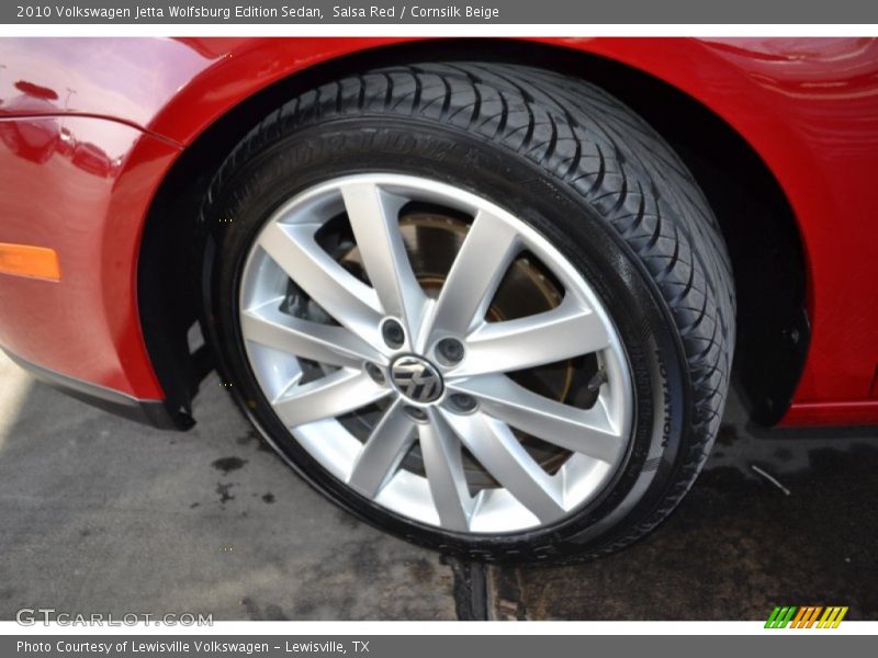 Salsa Red / Cornsilk Beige 2010 Volkswagen Jetta Wolfsburg Edition Sedan