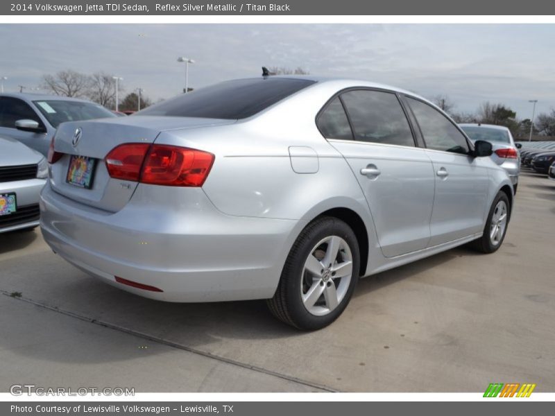 Reflex Silver Metallic / Titan Black 2014 Volkswagen Jetta TDI Sedan