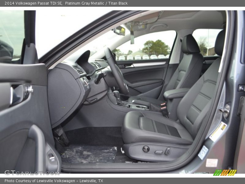 Platinum Gray Metallic / Titan Black 2014 Volkswagen Passat TDI SE