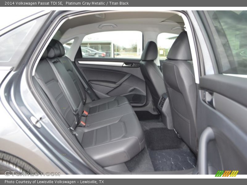 Platinum Gray Metallic / Titan Black 2014 Volkswagen Passat TDI SE