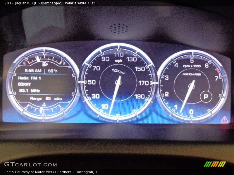  2012 XJ XJL Supercharged XJL Supercharged Gauges