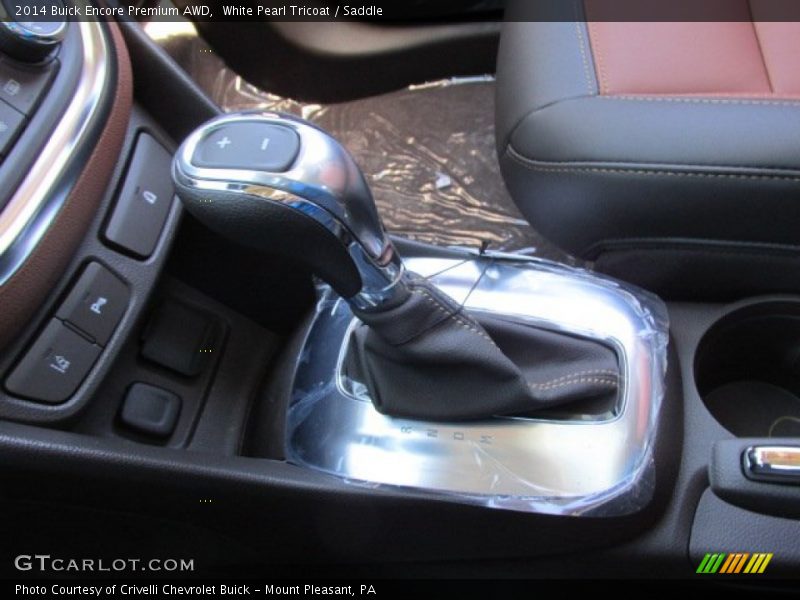 White Pearl Tricoat / Saddle 2014 Buick Encore Premium AWD