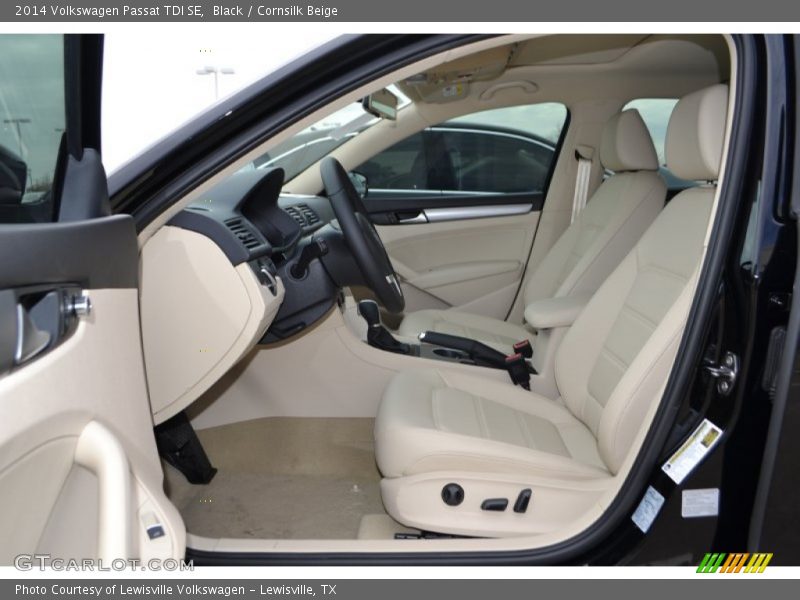 Black / Cornsilk Beige 2014 Volkswagen Passat TDI SE