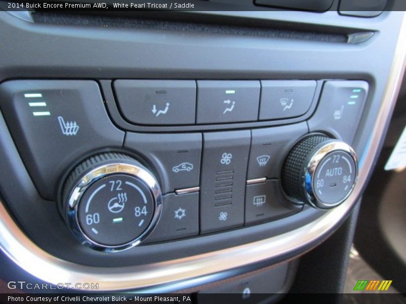 White Pearl Tricoat / Saddle 2014 Buick Encore Premium AWD