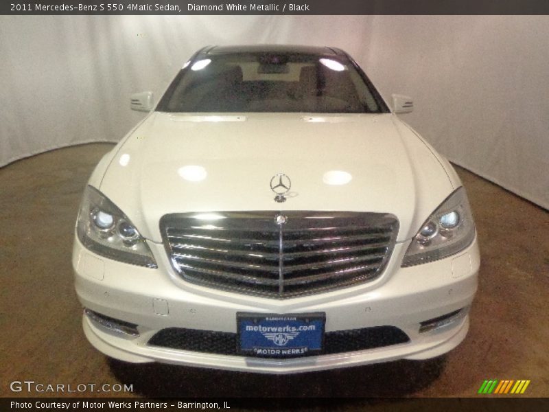 Diamond White Metallic / Black 2011 Mercedes-Benz S 550 4Matic Sedan