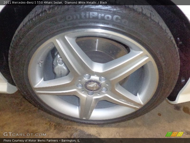 Diamond White Metallic / Black 2011 Mercedes-Benz S 550 4Matic Sedan