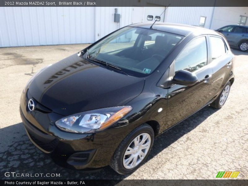 Brilliant Black / Black 2012 Mazda MAZDA2 Sport