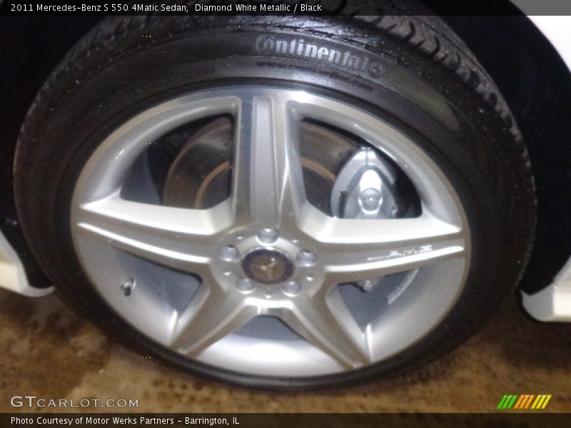 Diamond White Metallic / Black 2011 Mercedes-Benz S 550 4Matic Sedan