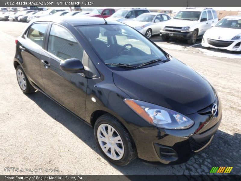 Brilliant Black / Black 2012 Mazda MAZDA2 Sport