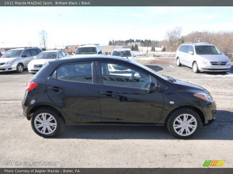 Brilliant Black / Black 2012 Mazda MAZDA2 Sport