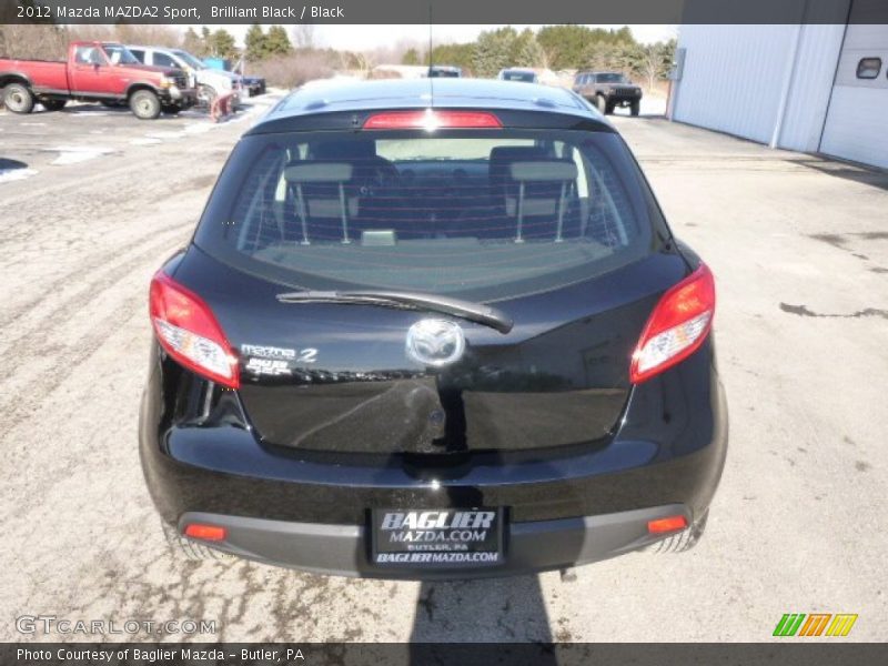 Brilliant Black / Black 2012 Mazda MAZDA2 Sport
