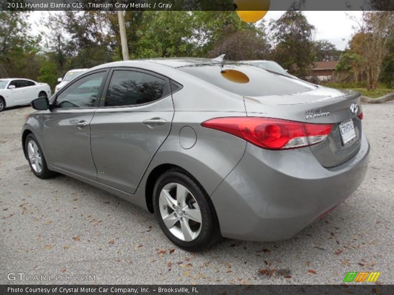 Titanium Gray Metallic / Gray 2011 Hyundai Elantra GLS