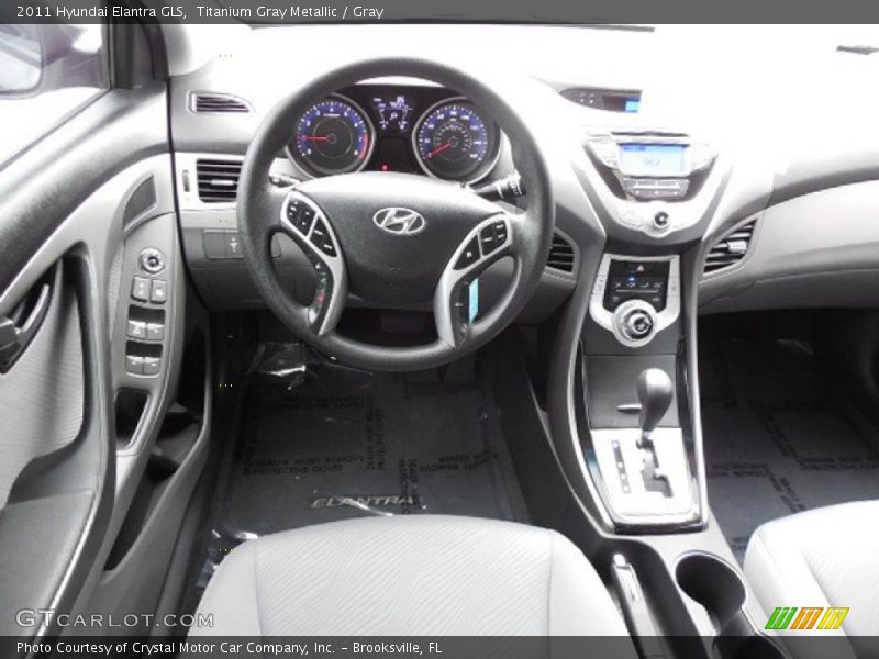 Titanium Gray Metallic / Gray 2011 Hyundai Elantra GLS