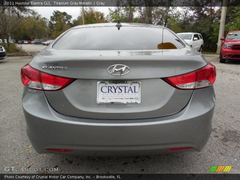 Titanium Gray Metallic / Gray 2011 Hyundai Elantra GLS
