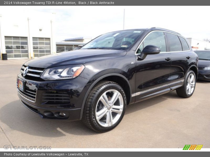 Black / Black Anthracite 2014 Volkswagen Touareg TDI R-Line 4Motion