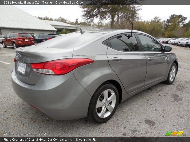 Titanium Gray Metallic / Gray 2011 Hyundai Elantra GLS