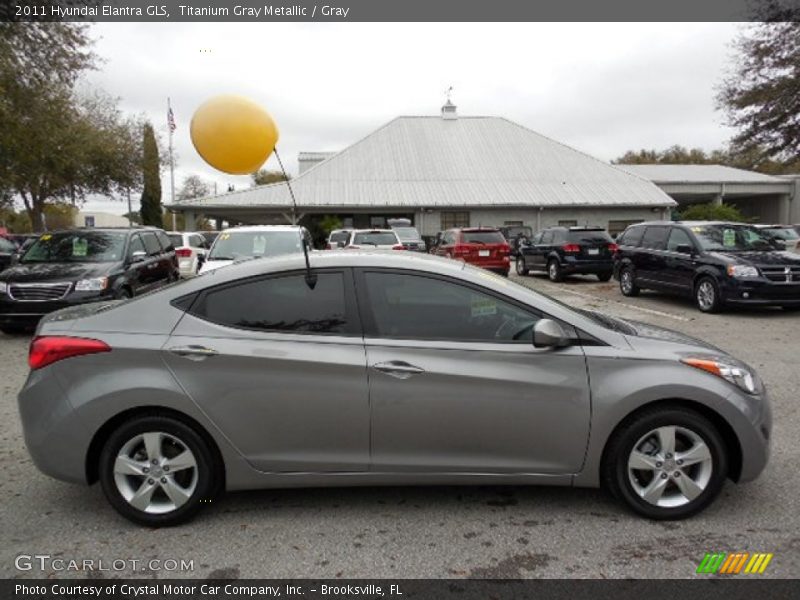 Titanium Gray Metallic / Gray 2011 Hyundai Elantra GLS