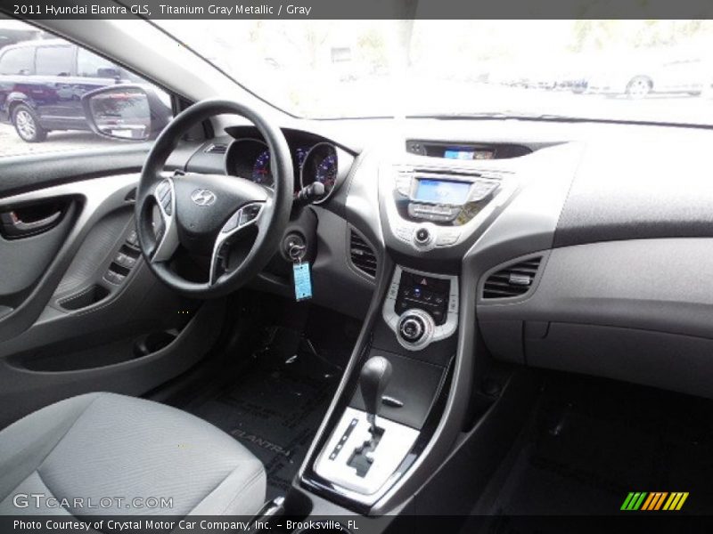 Titanium Gray Metallic / Gray 2011 Hyundai Elantra GLS