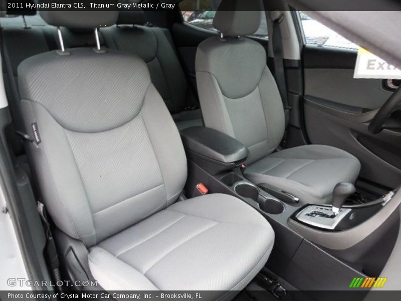 Titanium Gray Metallic / Gray 2011 Hyundai Elantra GLS
