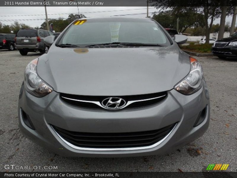 Titanium Gray Metallic / Gray 2011 Hyundai Elantra GLS