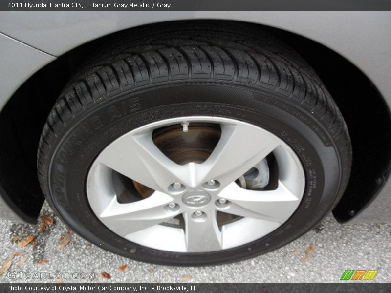 Titanium Gray Metallic / Gray 2011 Hyundai Elantra GLS
