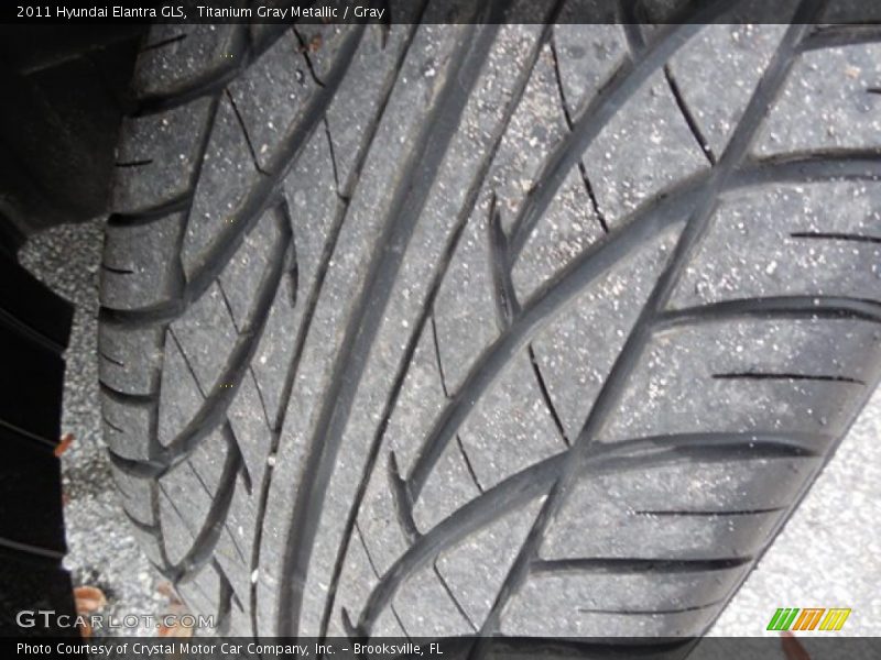 Titanium Gray Metallic / Gray 2011 Hyundai Elantra GLS