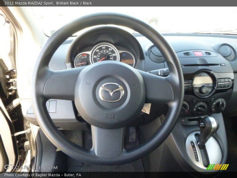 Brilliant Black / Black 2012 Mazda MAZDA2 Sport
