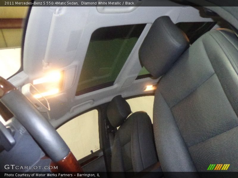Diamond White Metallic / Black 2011 Mercedes-Benz S 550 4Matic Sedan