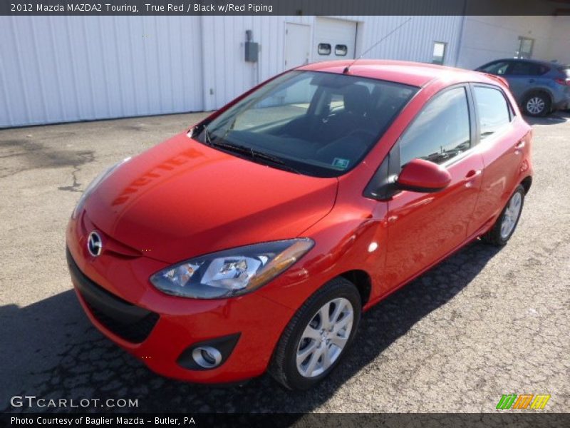 True Red / Black w/Red Piping 2012 Mazda MAZDA2 Touring
