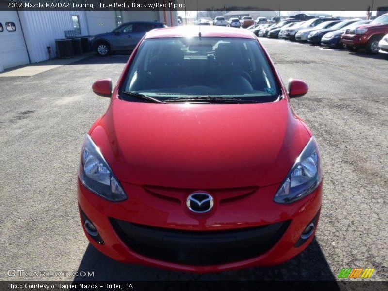 True Red / Black w/Red Piping 2012 Mazda MAZDA2 Touring