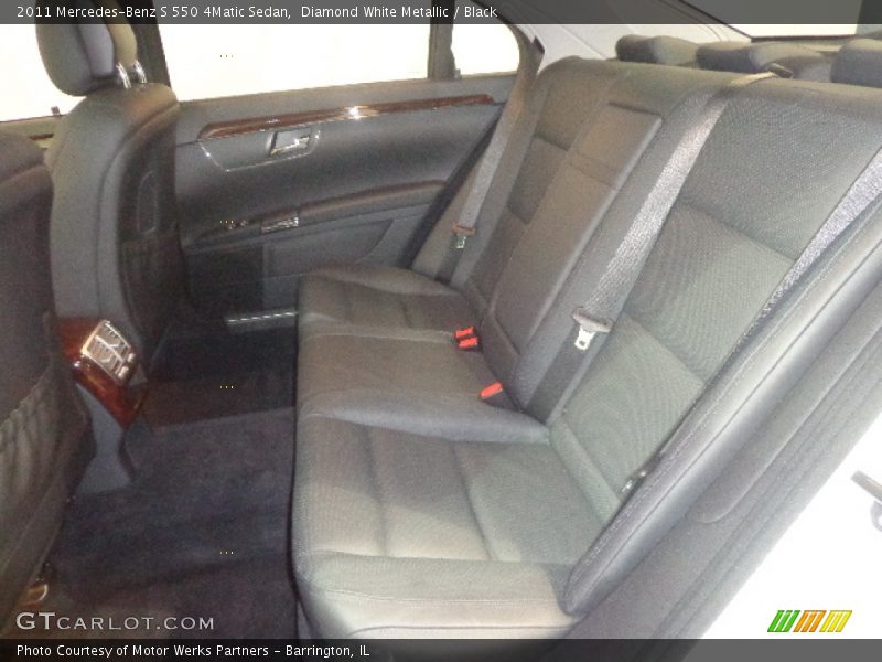 Diamond White Metallic / Black 2011 Mercedes-Benz S 550 4Matic Sedan
