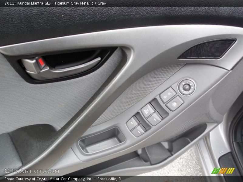 Titanium Gray Metallic / Gray 2011 Hyundai Elantra GLS