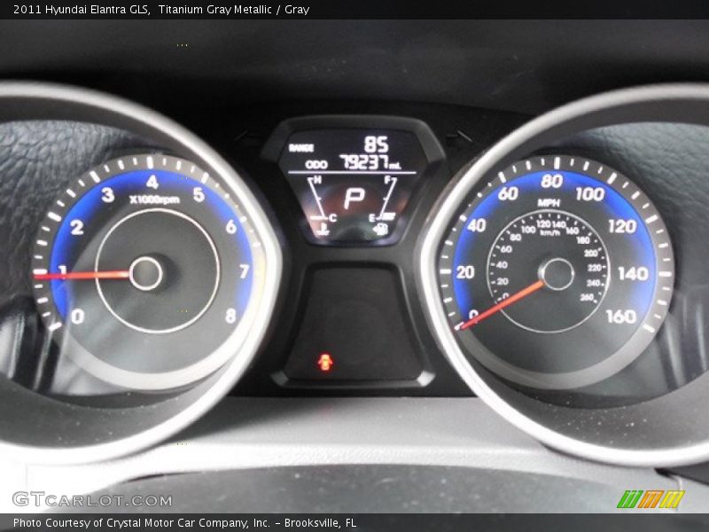 Titanium Gray Metallic / Gray 2011 Hyundai Elantra GLS