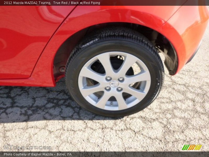 True Red / Black w/Red Piping 2012 Mazda MAZDA2 Touring