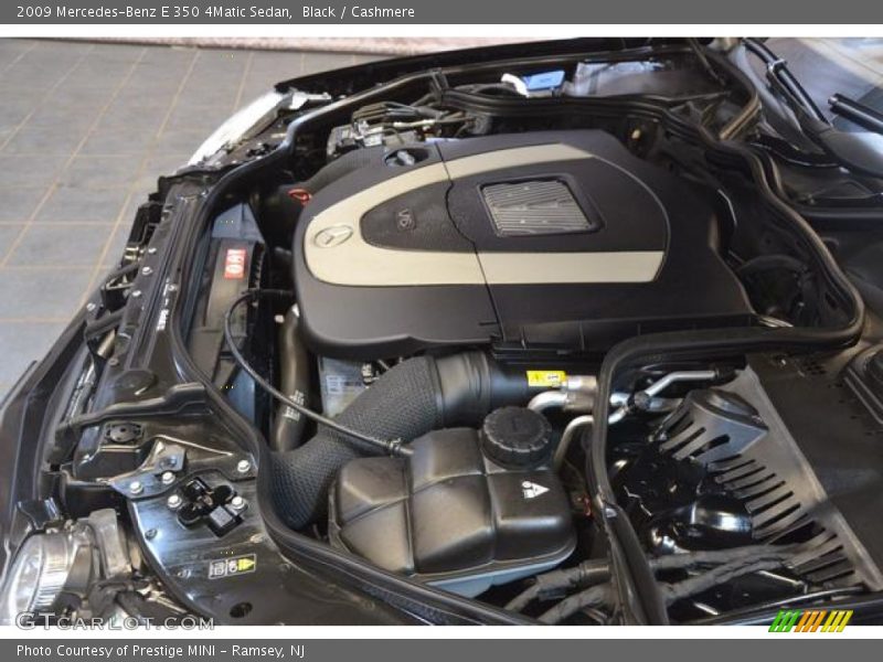 Black / Cashmere 2009 Mercedes-Benz E 350 4Matic Sedan