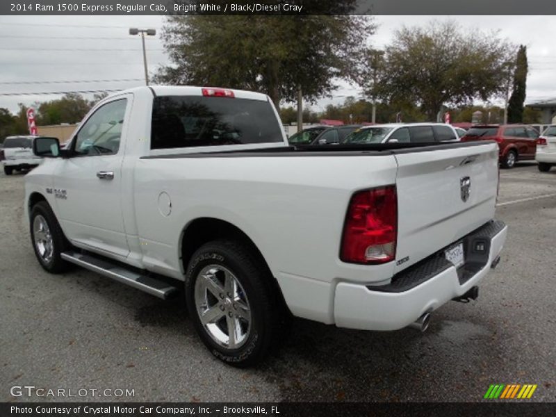 Bright White / Black/Diesel Gray 2014 Ram 1500 Express Regular Cab