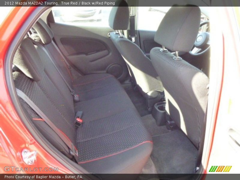 True Red / Black w/Red Piping 2012 Mazda MAZDA2 Touring