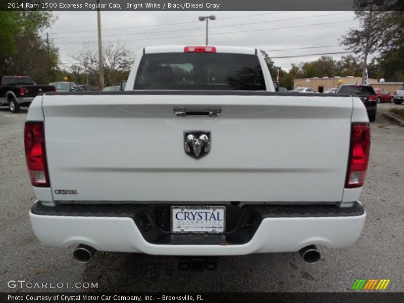 Bright White / Black/Diesel Gray 2014 Ram 1500 Express Regular Cab