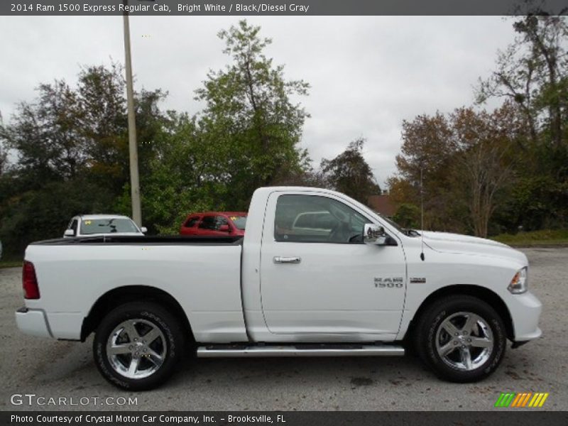 Bright White / Black/Diesel Gray 2014 Ram 1500 Express Regular Cab
