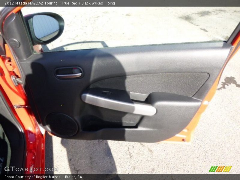 True Red / Black w/Red Piping 2012 Mazda MAZDA2 Touring