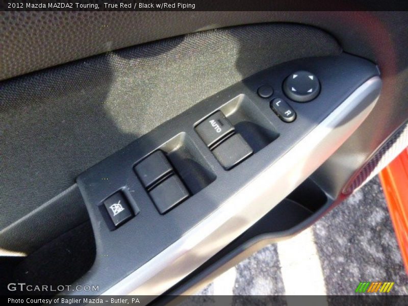 True Red / Black w/Red Piping 2012 Mazda MAZDA2 Touring