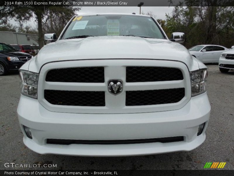 Bright White / Black/Diesel Gray 2014 Ram 1500 Express Regular Cab