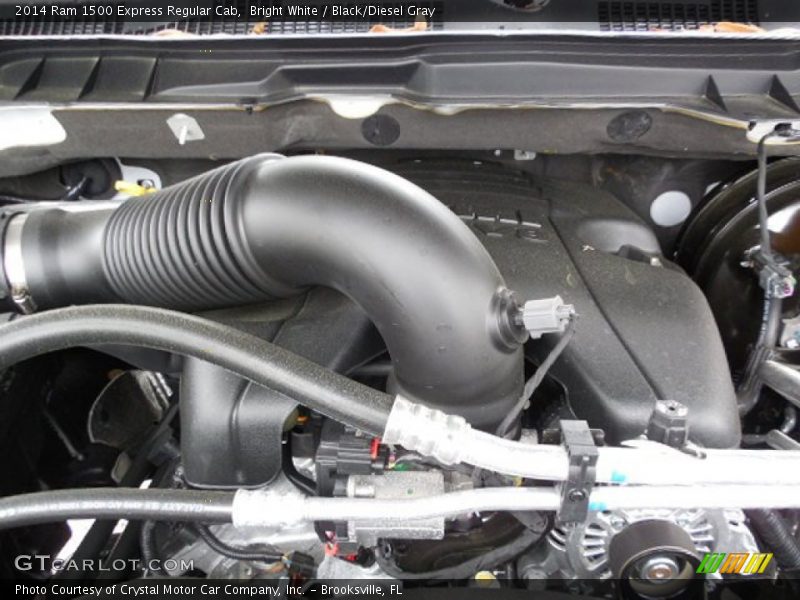 Bright White / Black/Diesel Gray 2014 Ram 1500 Express Regular Cab
