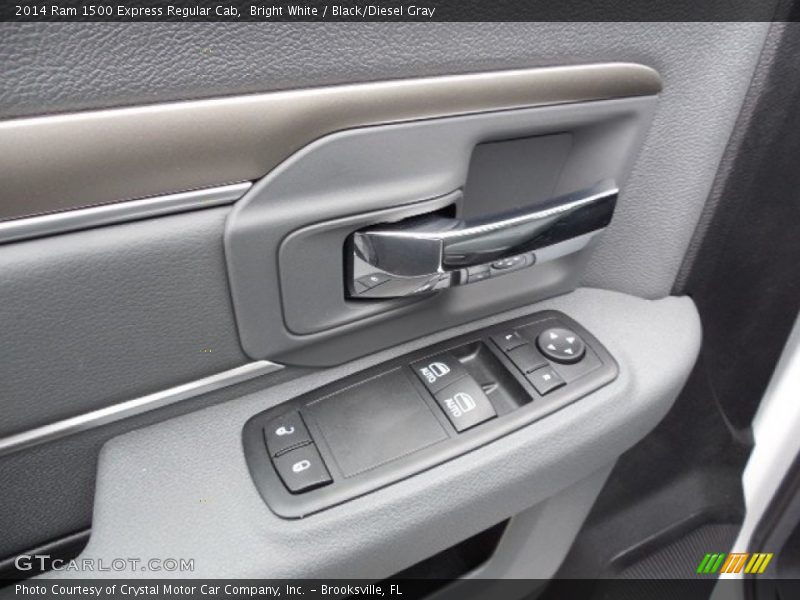 Bright White / Black/Diesel Gray 2014 Ram 1500 Express Regular Cab