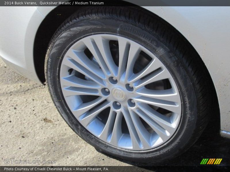Quicksilver Metallic / Medium Titanium 2014 Buick Verano