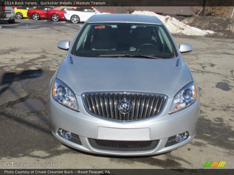 Quicksilver Metallic / Medium Titanium 2014 Buick Verano