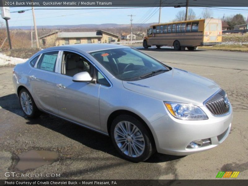 Quicksilver Metallic / Medium Titanium 2014 Buick Verano